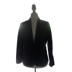 Ann Taylor Suiting Separates Black & White Bird’s Eye Blazer